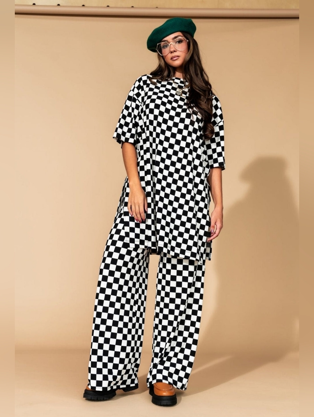 Dressed In Lala Leveled Up Ribbed Wide Leg Pants PANTS ONLY
